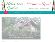 Tablet Screenshot of honualani.com